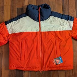 Columbia Women's Pike Lake Cropped Jacket Omniheat Red Size XL